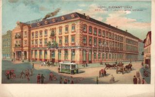 Graz Hotel Elefant litho (EB)