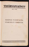 1935/1. Vasárnapi Könyv - Hasznos tudnivalók, gyakorlati ismeretek, Athenaeum Nyomda, Bp., kiadói vá...