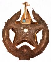 1951-. "Közbiztonsági Érem" arany fokozata a rendőrség tagjai részére mellszalag nélkül T:...