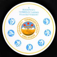 1970. A Budapesti Természetbarát Szövetség nagyalakú Hollóházi porcelán plakettje (180mm) a Budapest...