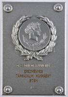 1982. Eredményes Társadalmi Munkáért ezüstözött plakett adományozói tokban + 1984. A Budapesti Termé...