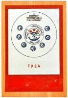 1982. Eredményes Társadalmi Munkáért ezüstözött plakett adományozói tokban + 1984. A Budapesti Termé...