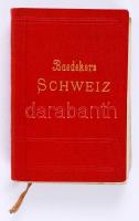 Baedekker's Schweiz. 1920. Szétvált, de teljes