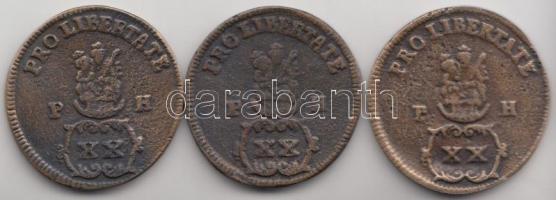 1705. XX Poltura "II. Rákóczi Ferenc" múzeumi öntvény (3x)