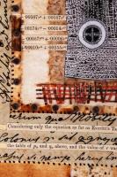 Ajtai Tamás (1952-): Világoltár. Vegyes technika, karton, jelzett, újszerű keretben 22×22 cm