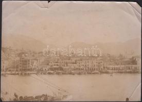 1912 Patras kikötő fotó / Greece Patras port photo 18x12 cm
