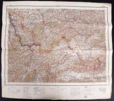 1934 Cieszyn térkép / Poland map 50x50 cm