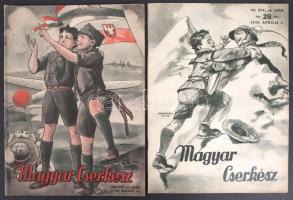 1938-1939 3 db Magyar Cserkész újság