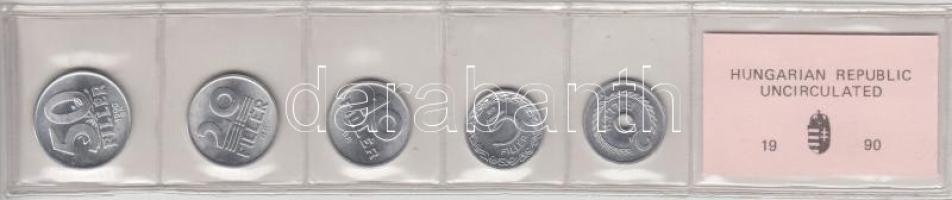 1990. 2f-50f 5klf db forgalmi sor fóliában T:1