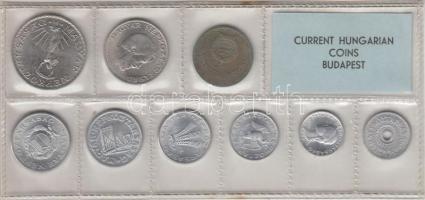 1975. 2f-10Ft 9db klf érmés forgalmi sor fóliatokban T:1