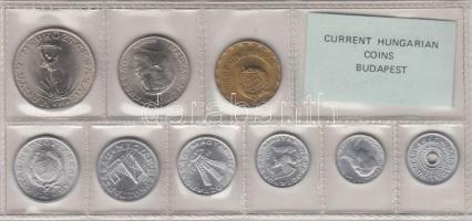 1981. 2f-10Ft 9db klf érmés forgalmi sor fóliatokban T:1