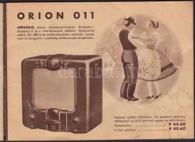 1941 Orion rádió képes árjegyzék  24p