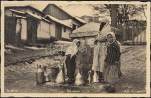 Sarajevo at fountain, folklore