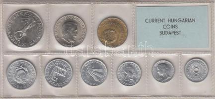 1978. 2f-10Ft 9db klf érmés forgalmi sor fóliatokban T:1