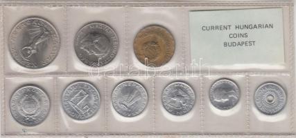 1981. 2f-10Ft 9db klf érmés forgalmi sor fóliatokban T:1