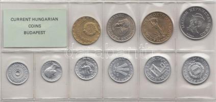 1984. 2f-20Ft 10db klf érmés forgalmi sor fóliatokban T:1