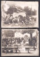 1928 Tata hősök emlékművének avatása 18x13 cm