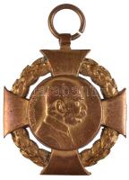1908. "Polgári Jubileumi Kereszt" aranyozott Br kitüntetés mellszalag nélkül T:2- Hungary 1908. "Diamond Jubilee Cross for the Civil List" gilt Br decoration without ribbon C:VF