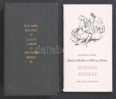Balassa Bálint Rimai János istenes éneki. Hasonmás kiadás kisérő tanulmánnyal, tékában 6x10 cm