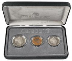 Ausztrália 2001. 20c, 50c, 1$ "Államszövetség Centenárium" T:PP eredeti dísztokban
Austral...