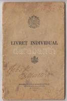 cca 1937 Román katonakönyv / Romanian military ID