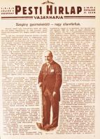 1930 A Pesti Hírlap Vasárnapja képes magazin II. évfolyama bekötve, hibátlan állapotban