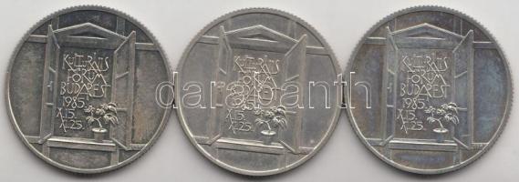 1985. 100Ft "Kulturális fórum" (3x) T:BU