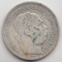 1893. 1K Ag "Ferenc József" T:2-,3