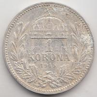 1915. 1K Ag "Ferenc József" T:2-,3