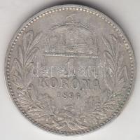 1896. 1K Ag "Ferenc József" T:2-