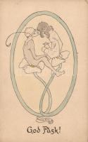 Easter, Art Nouveau, s: Gunila S