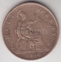 Nagy-Britannia 1880. 1/2p Br T:3
Great Britain 1880. 1/2 Penny Br C:F
Krause KM#754