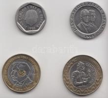 Franciaország 1994. 20F + Portugália 1998. 200E + Spanyolország 1986. 200P + 1998. 200P T:2,2-
Franc...