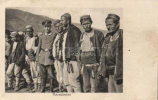 Macedonian folklore, soldier (gluemark) (EK)