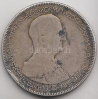 1930. 5P Ag "Horthy-jobbra" T:3