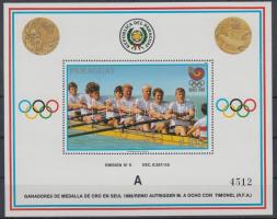 1989 Szöuli olimpia bajnokai, német evezős csapat blokk Mi 455