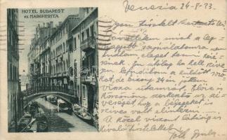Venice, Venezia; Hotel Budapest ex Margherita