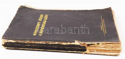 Mindszeny József a népbíróság előtt. Bp., 1949 Szikra. (kötés elvált, gerinchiba)