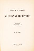 J. E Davies: Moszkvai jelentés. Bp., 1945 Anonymus. Egészvászon kötésben