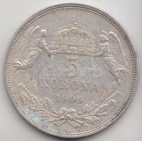1909KB 5K Ag "Ferenc József" T:2- kny.