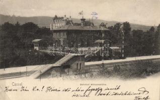 Kassel, Cassel; Wilhelmshöhe Bahnhof / railway station (EB)