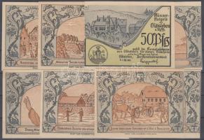 Német Birodalom / Oldisleben 1921. 8db klf városi szükségpénz T:I Germany / Empire / Oldisleben 1921. 8pcs of different city banknotes C:UNC