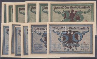 Német Birodalom / Umstadt 1921. 12db klf városi szükségpénz T:I,I- Germany / Empire / Umstadt 1921. 12pcs of different city banknotes C:UNC,AU