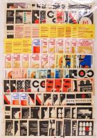 287 darabos vegyes gyufacímke gyűjtemény