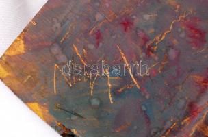 Nagy jelzéssel: Legelő. Vegyes technika, farost, 46×48 cm