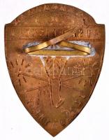 ~1940. "Püspöki Iskola Szombathely" zománcozott Br iskolajelvény T:2