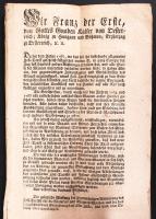 1810-1826 I. Ferenc által kiadott rendeletek 52 oldalas latin és német nyelvű nyomtatvány / Decrees of Emperor Franz 16p.