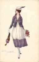 Italian art postcard s: Bompard
