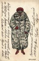 Automobile driver 'H. M. & Co.'s Series No. 25' s: Roland