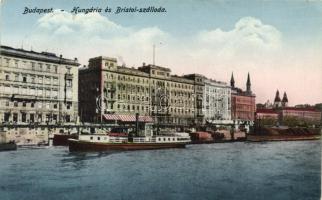 Budapest V. Hungária és Bristol szálloda